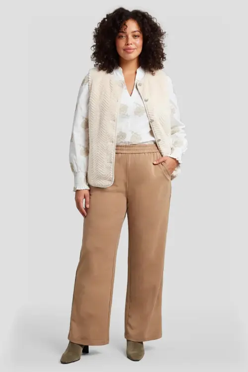 Exxcellent gilet aressa beige