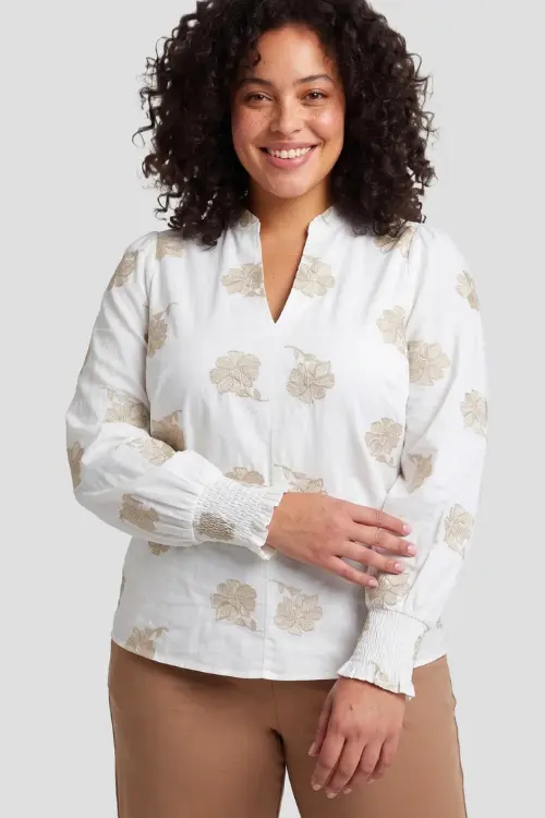 Exxcellent top mabel offwhite