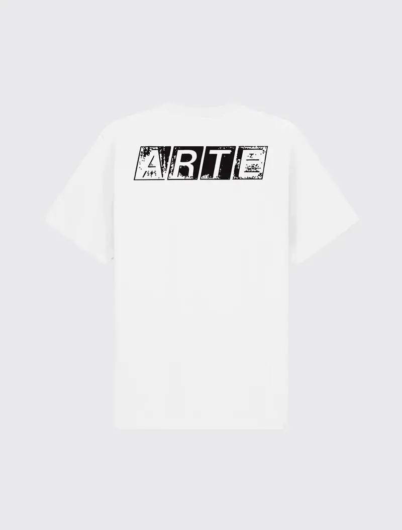 Faded Back Print T-shirt