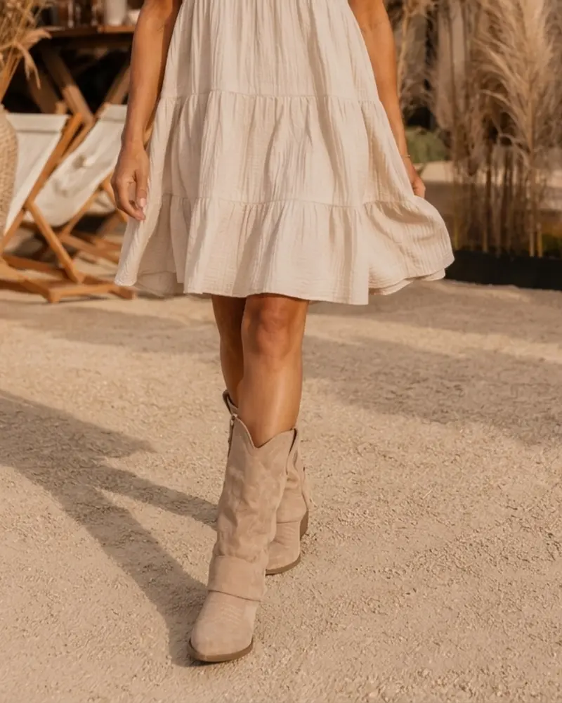 Festi Omslag Khaki Boots