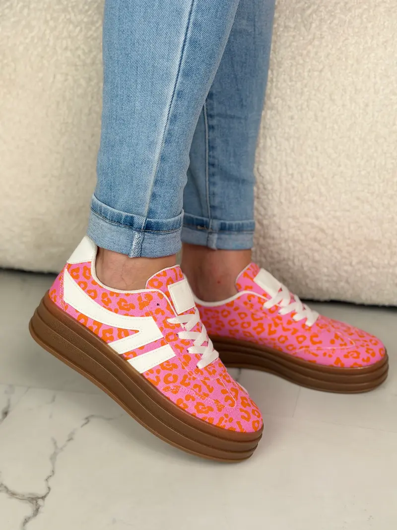 Fien Orange Sneaker