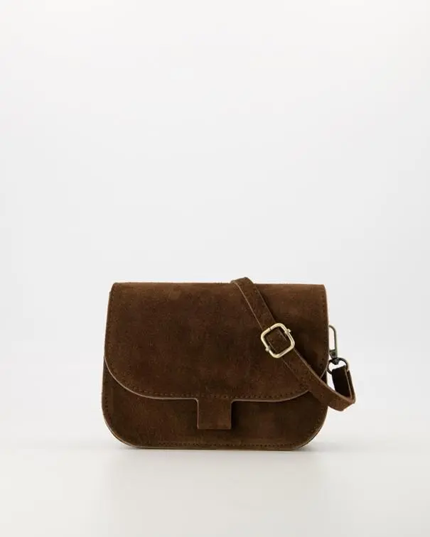 Flora suede bruin