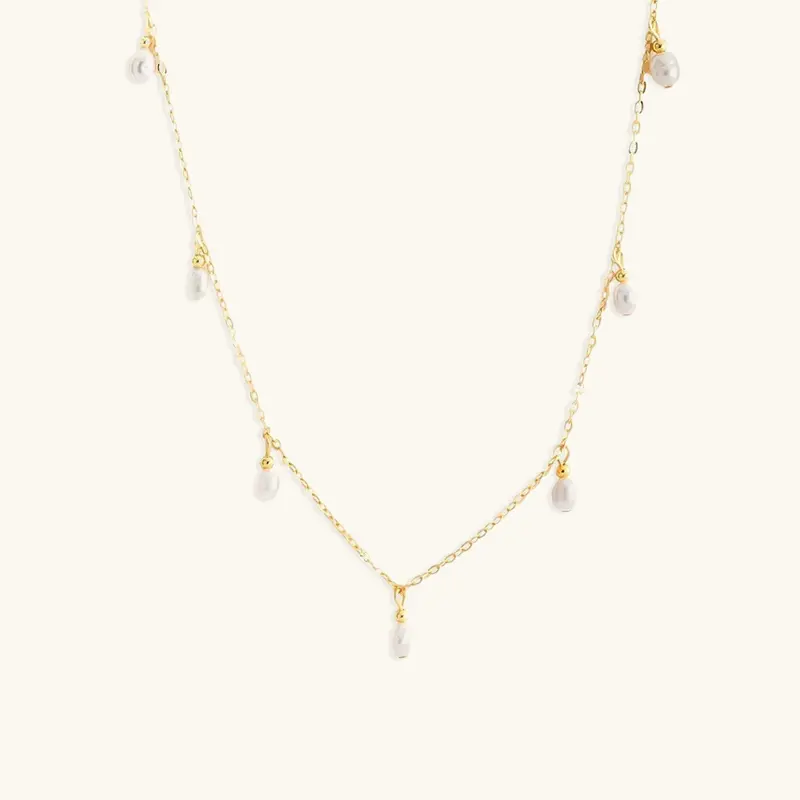Freeda Pärlhalsband i Guld