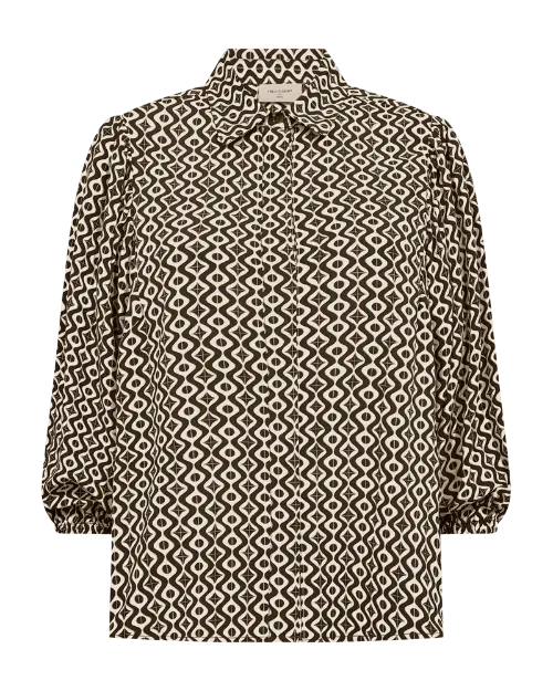 Freequent blouse adney bruin