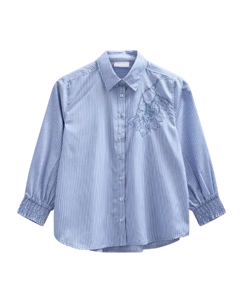 Freequent blouse evalina blauw