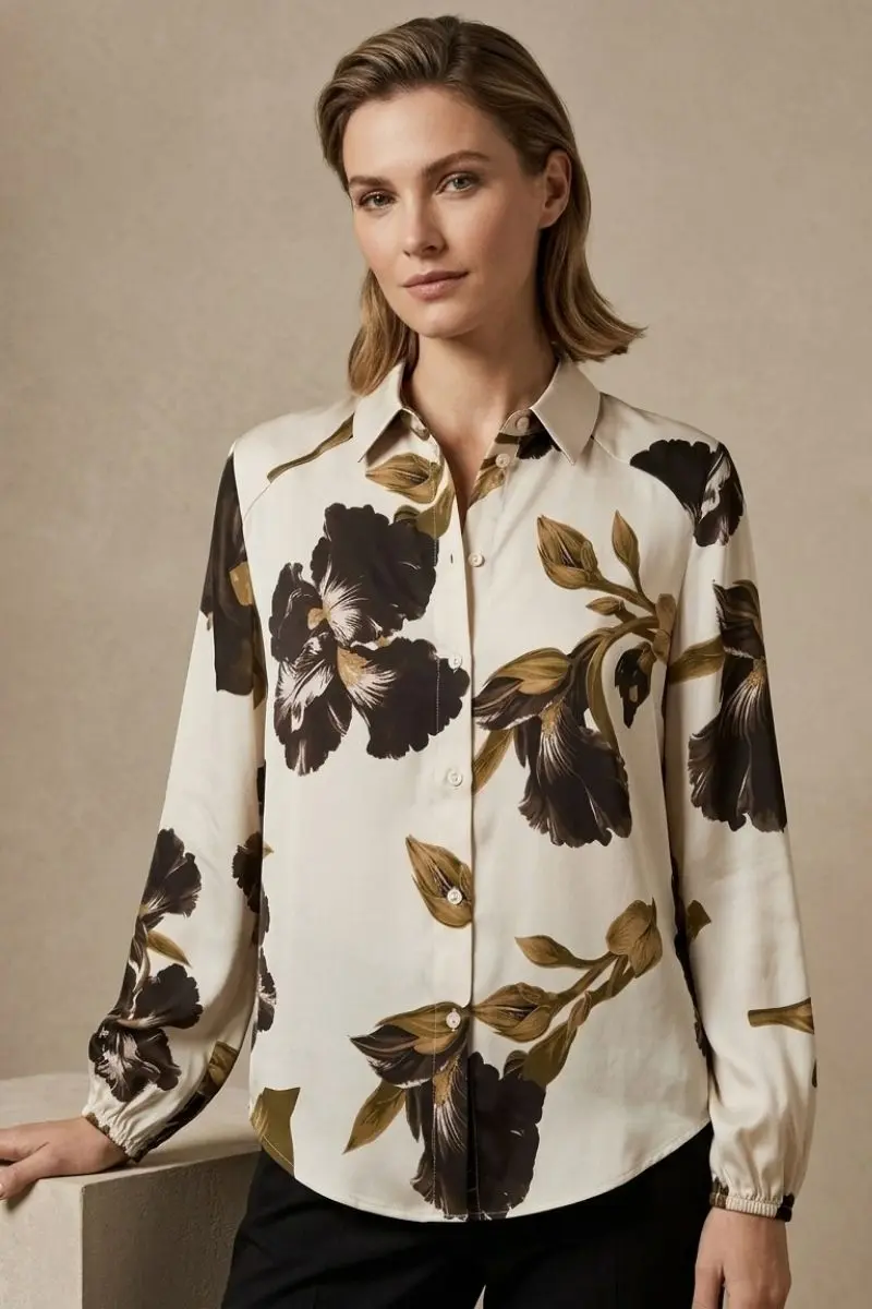 FREEQUENT blouse lange mouw
