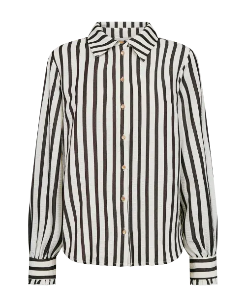 Freequent blouse noto wit bruin
