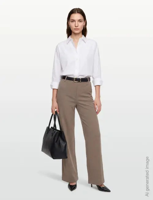 Freequent broek nanni taupe
