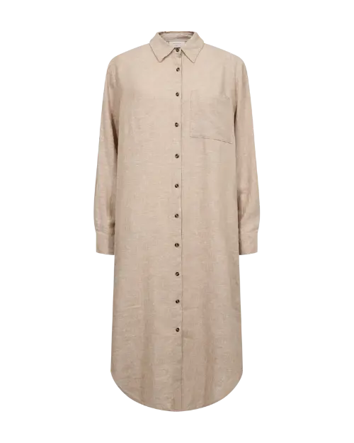 Freequent jurk lava beige
