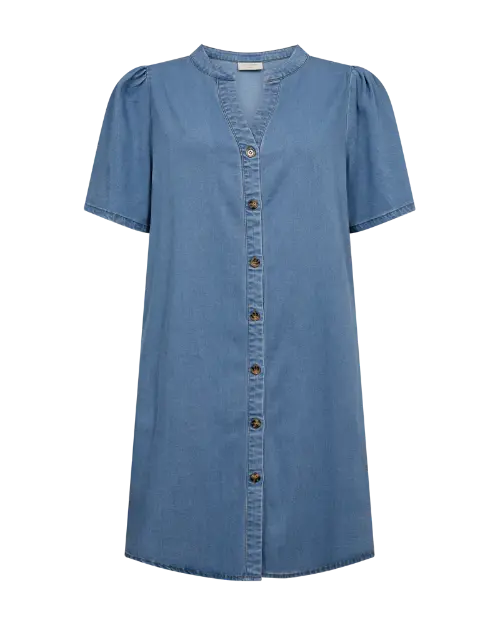 Freequent jurk solda blauw