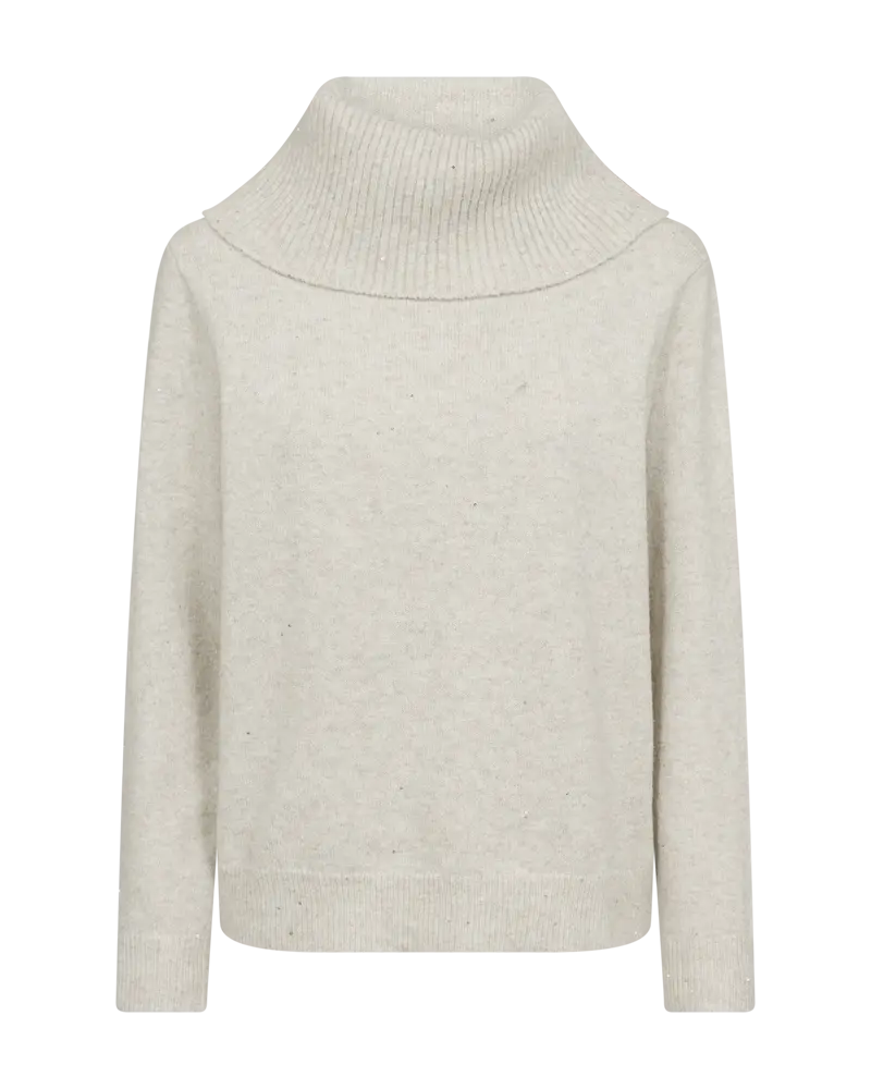 FREEQUENT PULL GLIMSY KNIT WITH METALLIC moonbeam w. silver