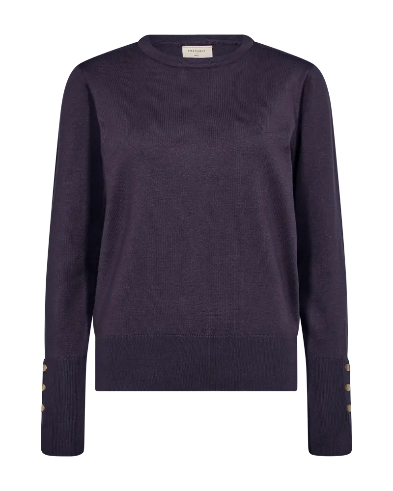 FREEQUENT PULL KATIE GOLD BUTTON nightshade