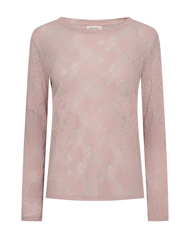 FREEQUENT SHIRT ESVIA STRUCTURE pale mauve