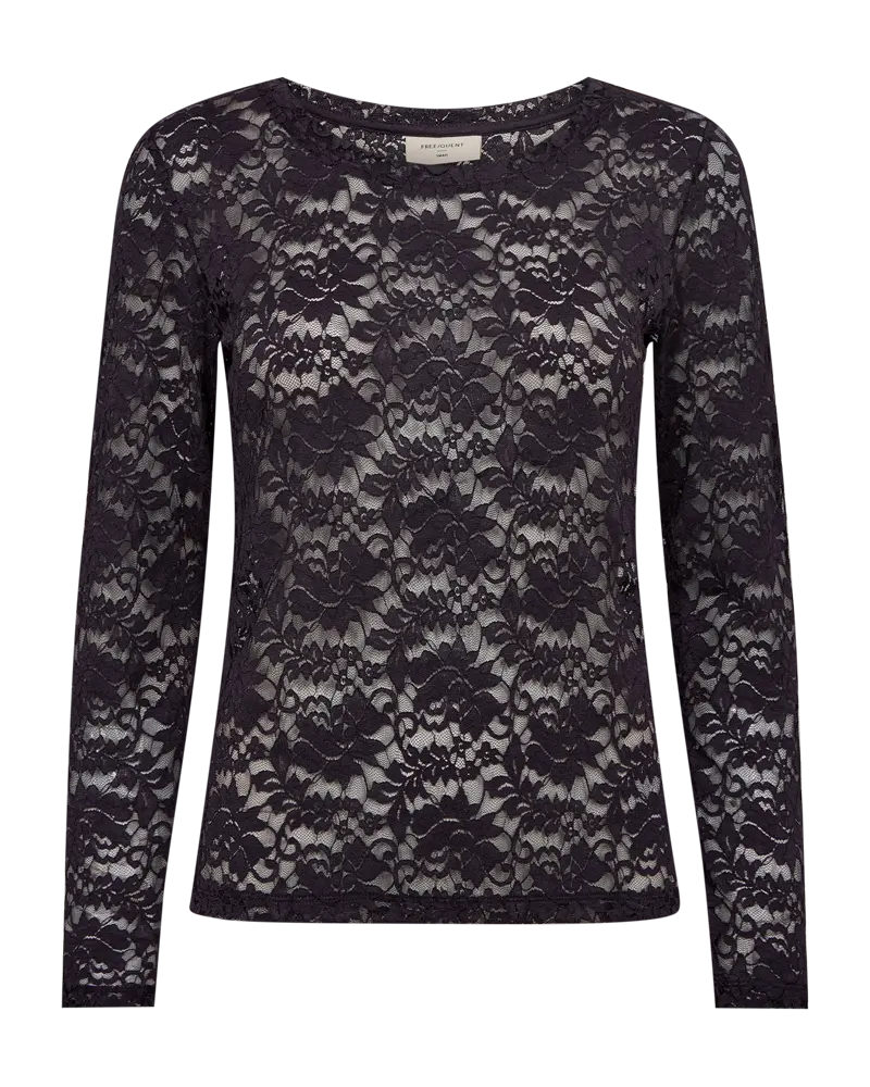 FREEQUENT SHIRT SALDO LACE nightshade