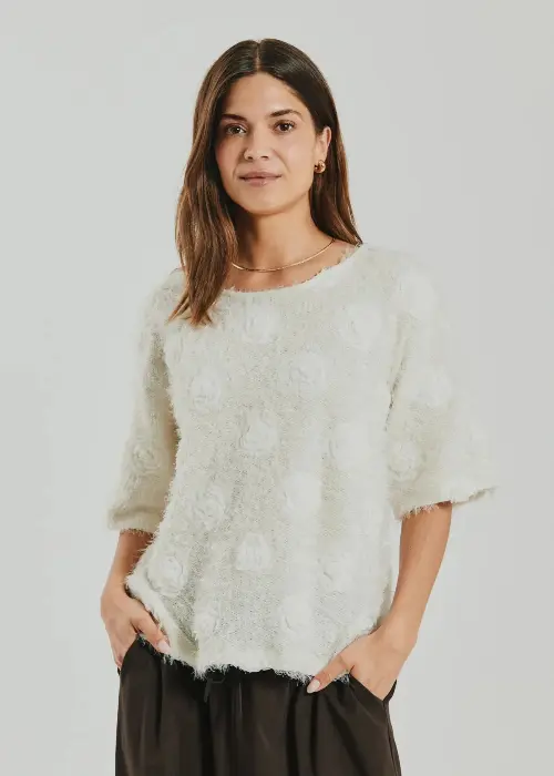 Freequent top chuck beige