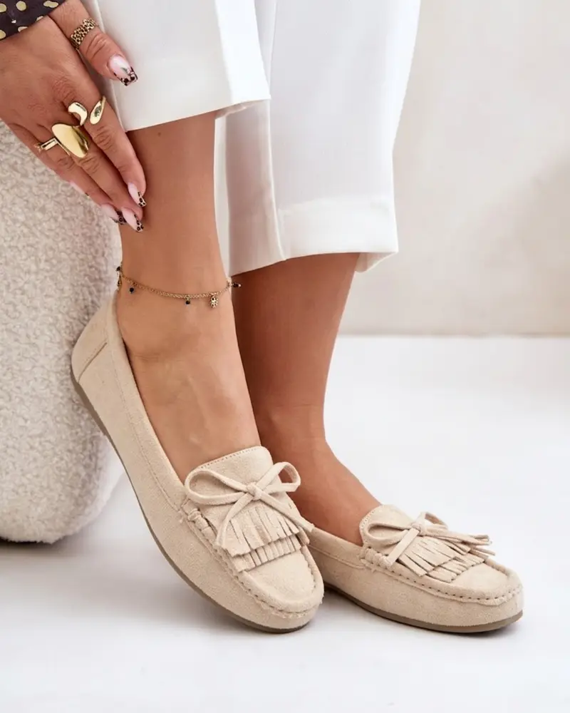 Fringle Beige Loafers