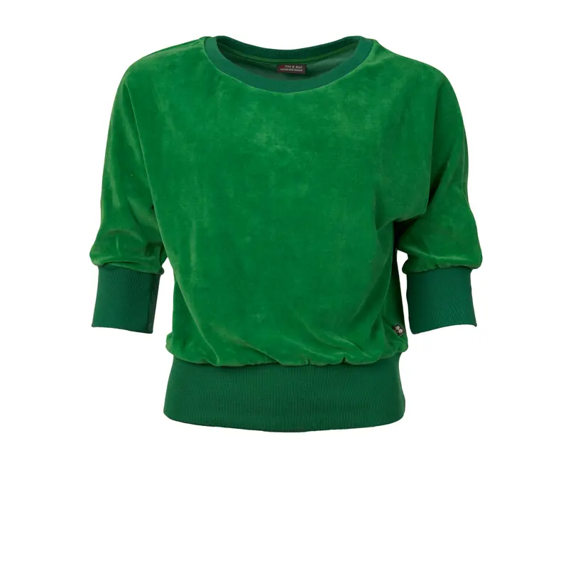 Froy & Dind Sweater Sybille Green Velours