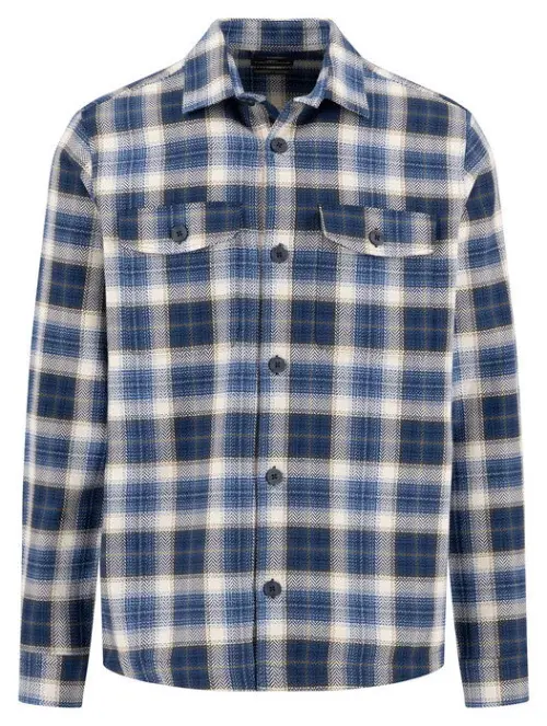 Fynch Hatton heren overhemd blauw