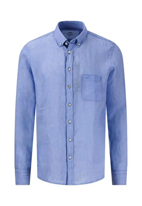 Fynch Hatton heren overhemd blauw
