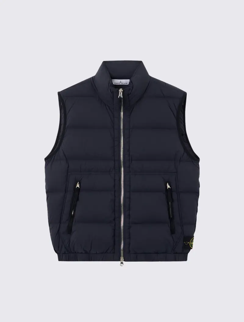 G100007 Down Vest with Seamless Feather Tunnels