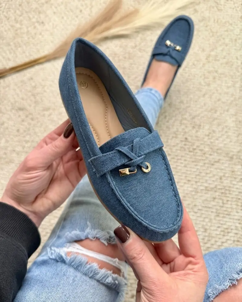 Gaby Blue Loafer