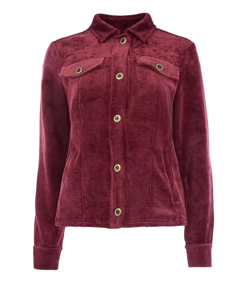 Galium-W LS-RMJ Rib Corduroy | Cabernet Red