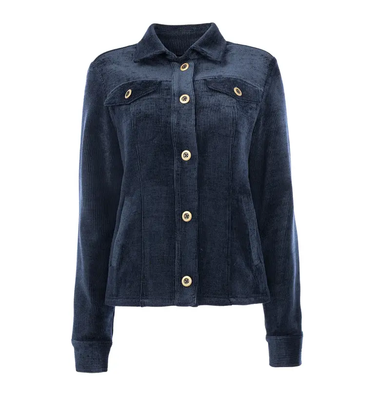 Galium-W LS-RMJ Rib Corduroy | Naval Blue