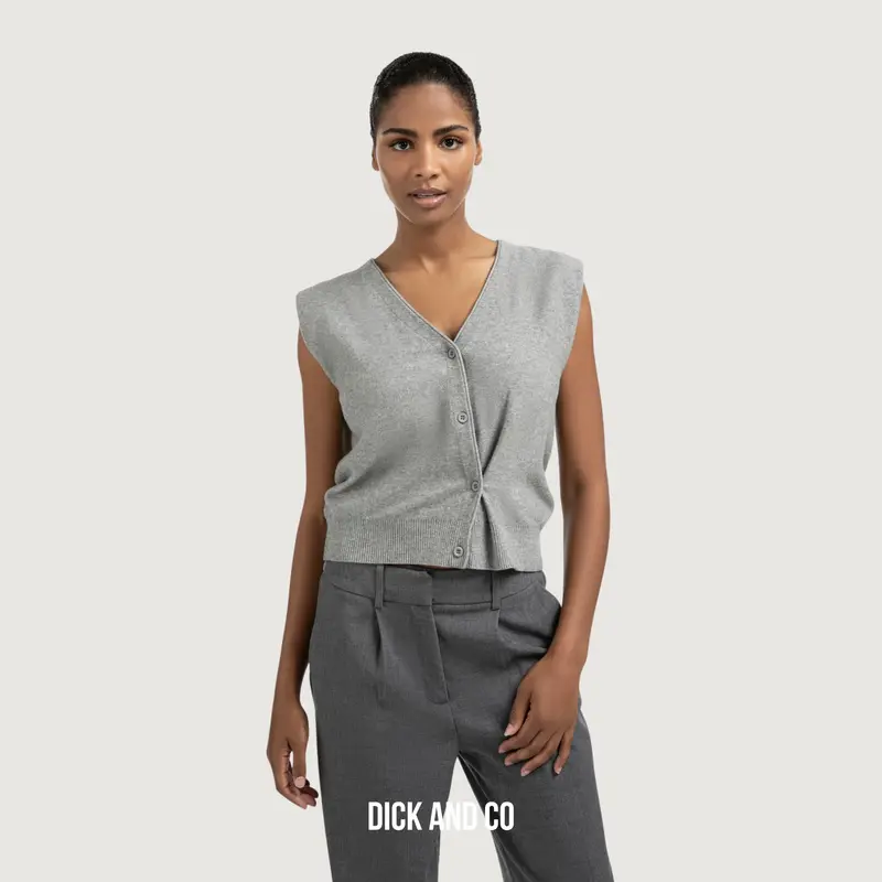 Gebreid gilet (01-010120-508)