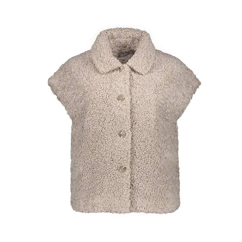 GEISHA GILET TEDDY sand