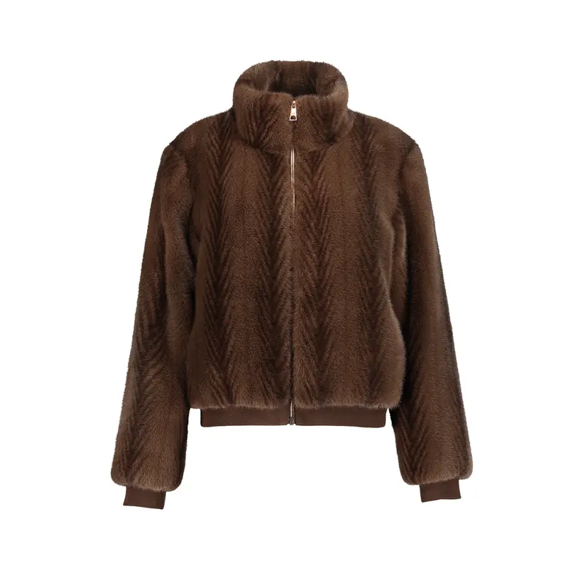 GEISHA JACKET FAKE FUR brown