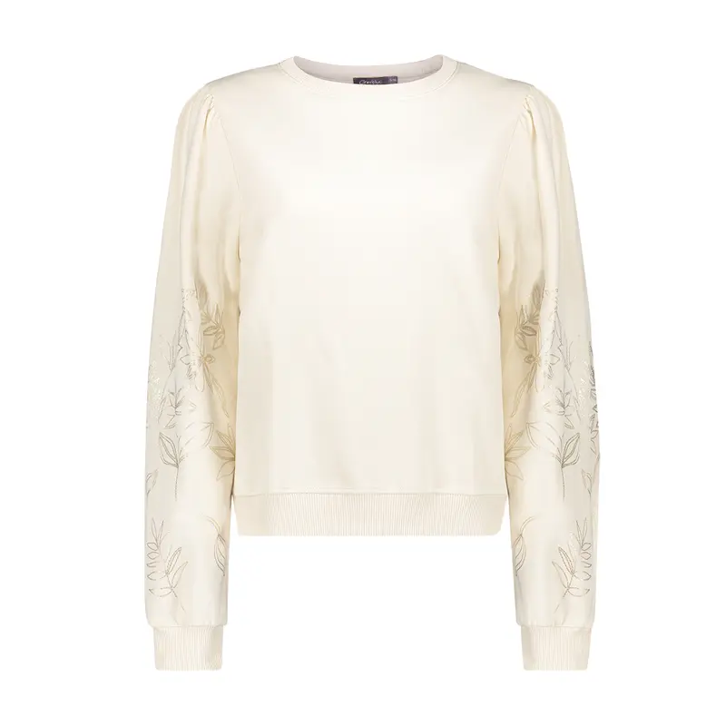 GEISHA SWEAT FOIL PRINTED SLEEVES light sand