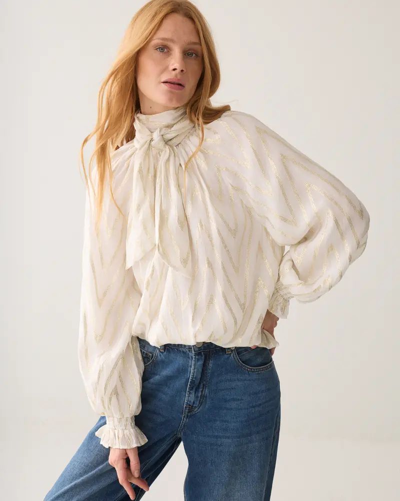 Georgette A-lijn top