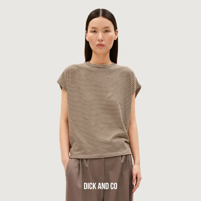 Gestreept Jersey t-shirt