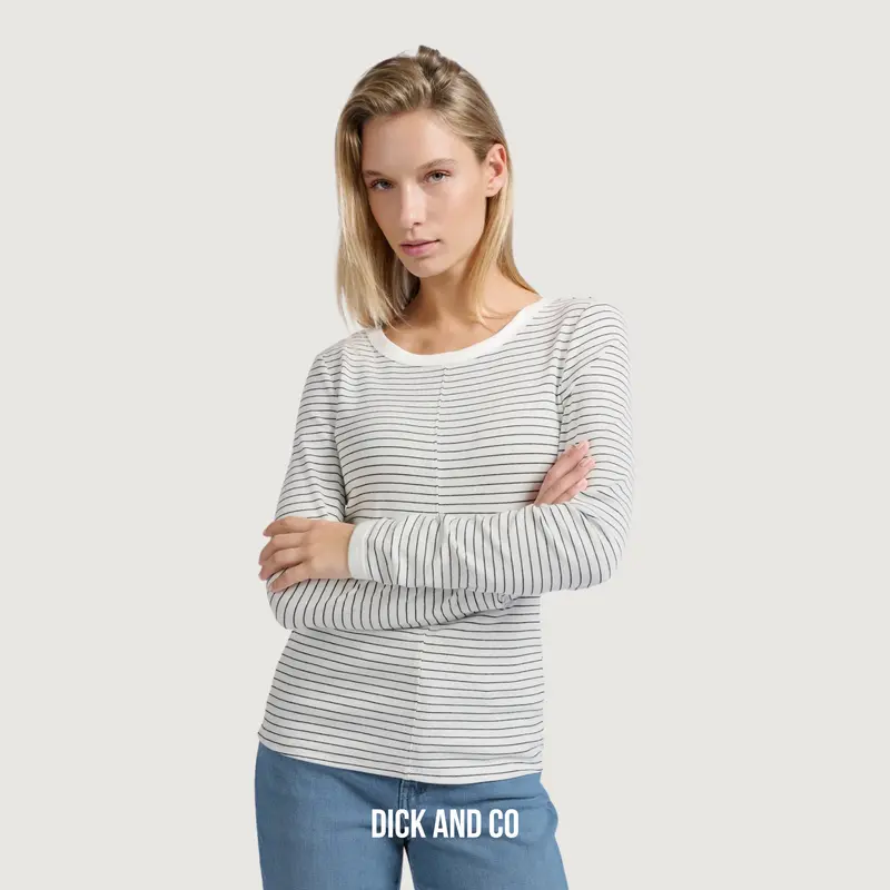 Gestreepte top (01-709273-502)