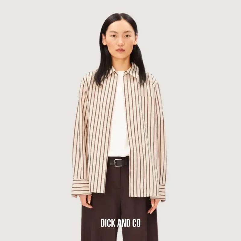 Gestreepte Wijde blouse