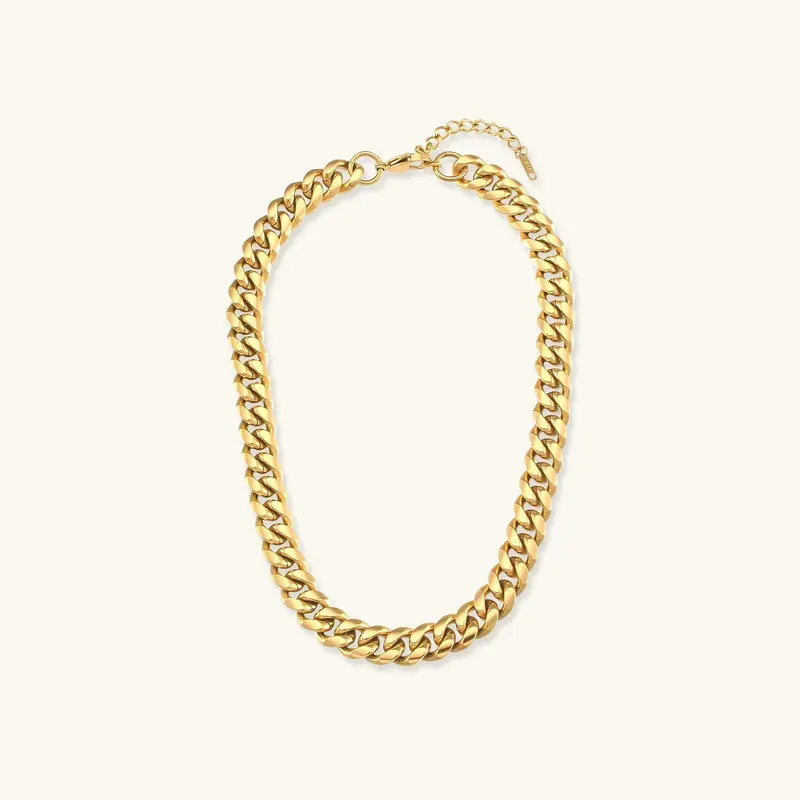 Gianna Grovlänk Halsband i Guld