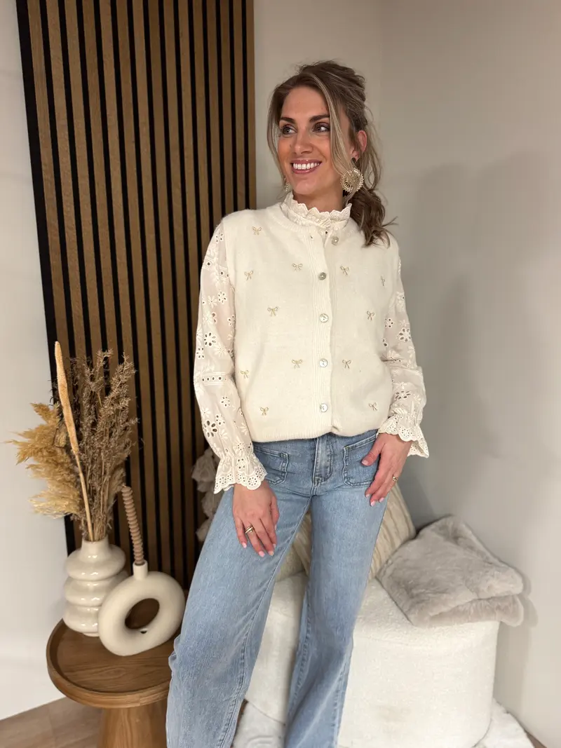 Gilet - Bow Kristy Beige