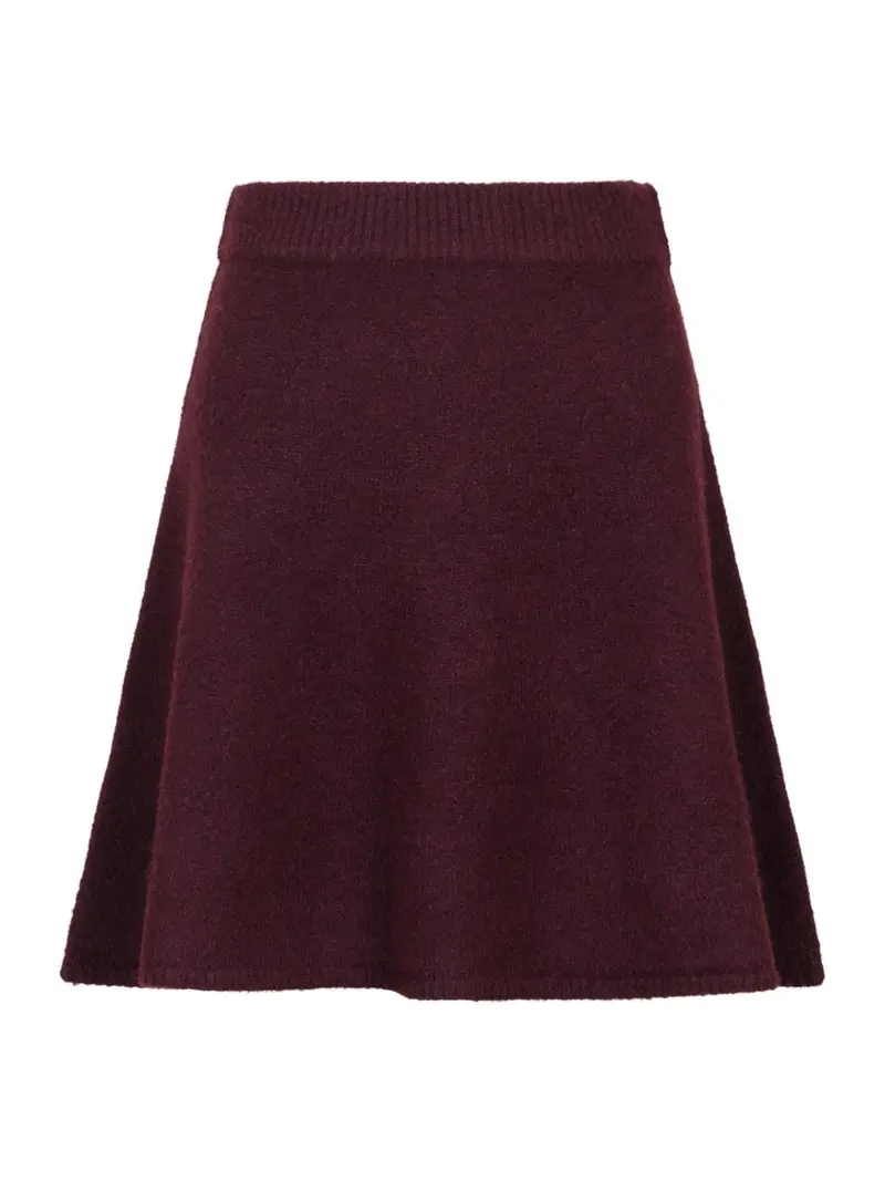 Gisa knit skirt wine