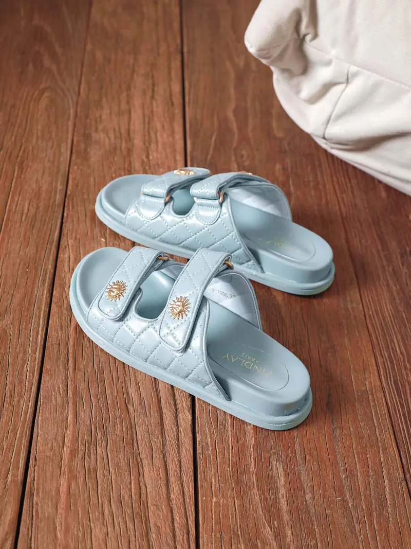 Gisella Blue Slides