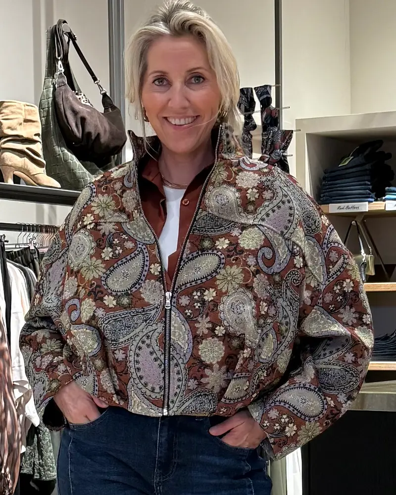 Gobelin Bomber Paisley Roest