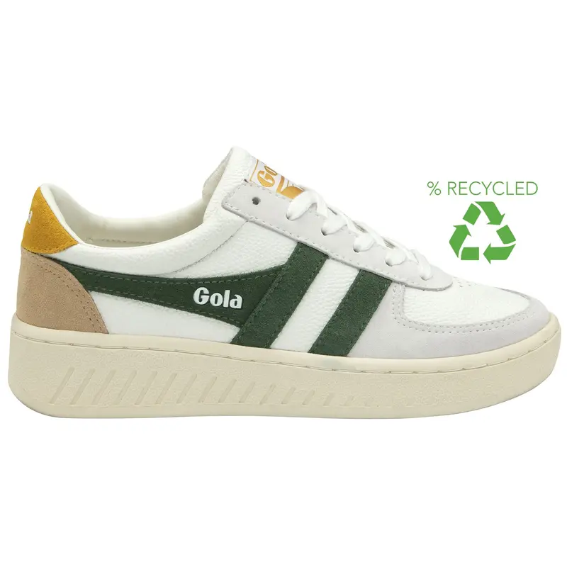 Gola grandslam trident white/evergreen/sun