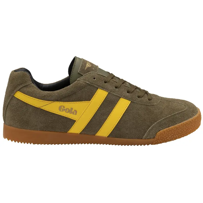 Gola harrier suede khaki/sun/black