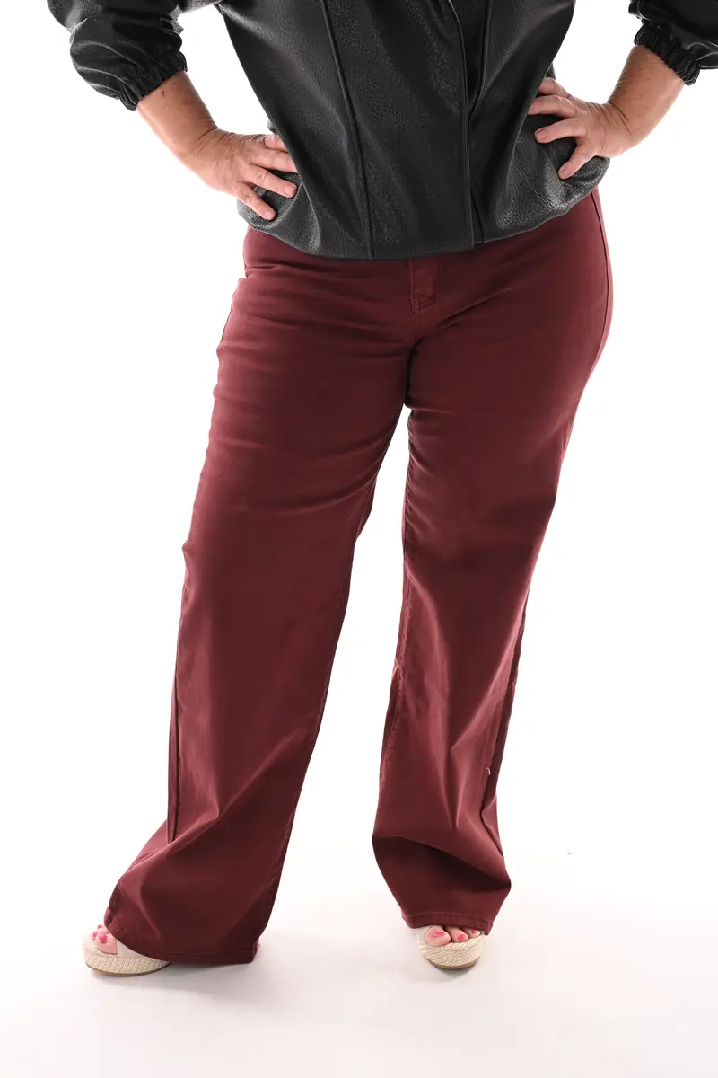 Goodies wide leg bordeaux