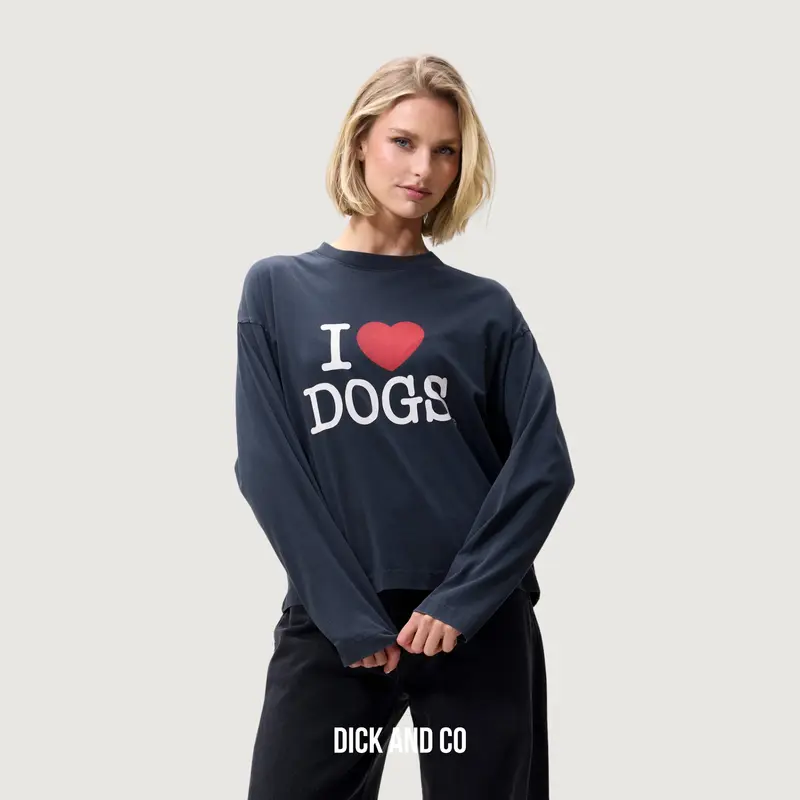 Graphic dog long sleeve