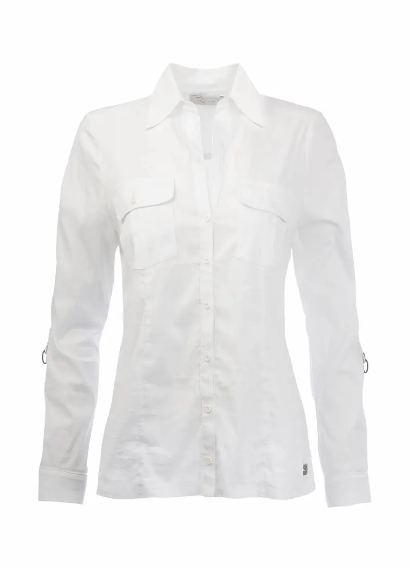 Gwen O Travel Poplin | White