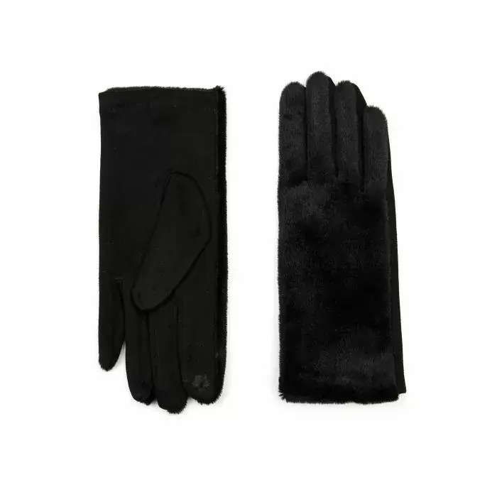 Handschoenen - Fluffy black