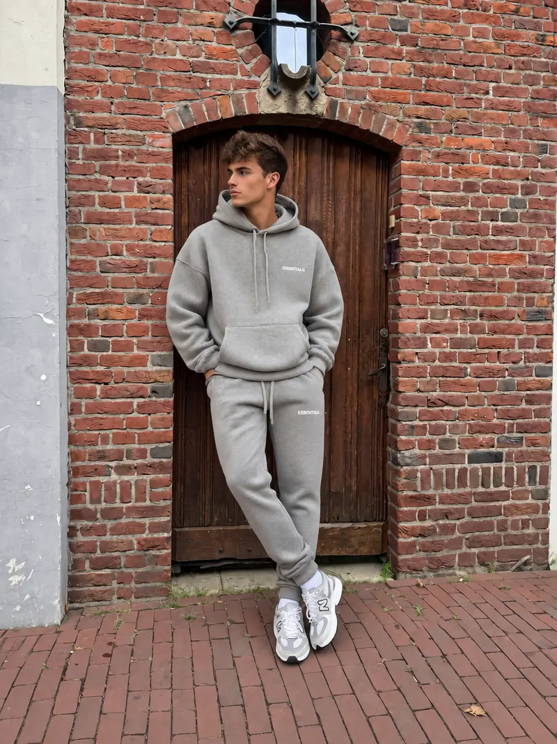 Heren Jogging Set - Grijs