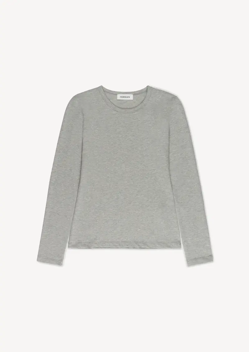 Herman | Fitted Long Sleeve Heather Grey