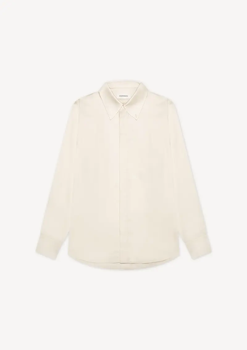 Herman | High Collar Shirt Cream