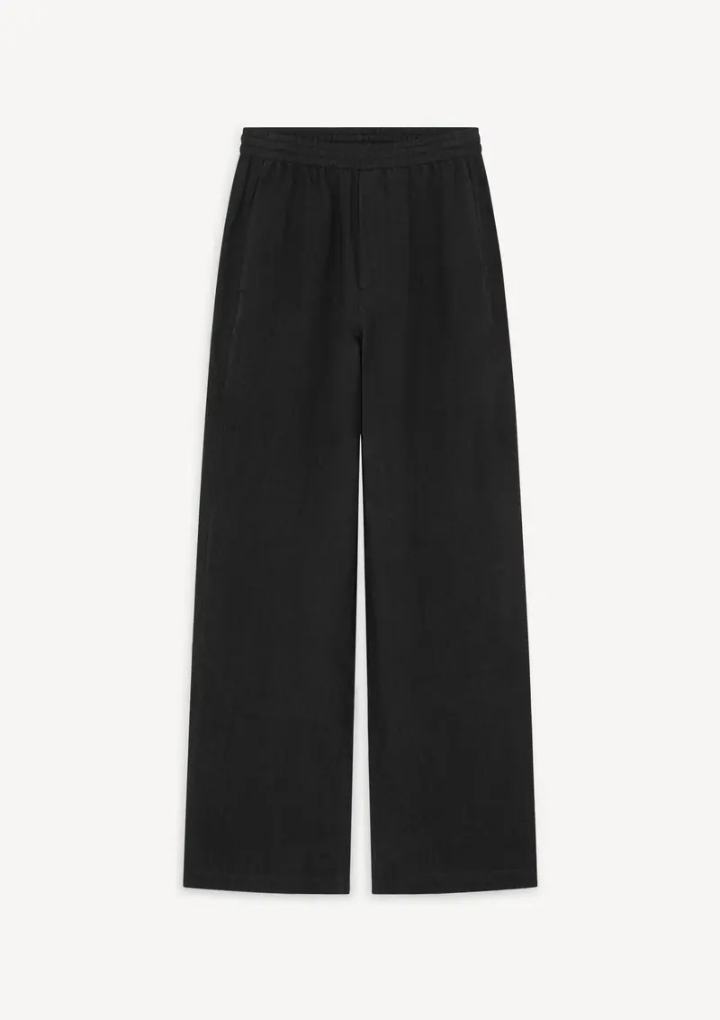 Herman | Linnen Relax Trousers Black